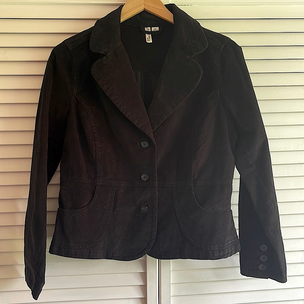 Black corduroy jacket